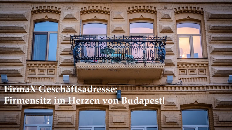 geschaeftsadresse in Budapest